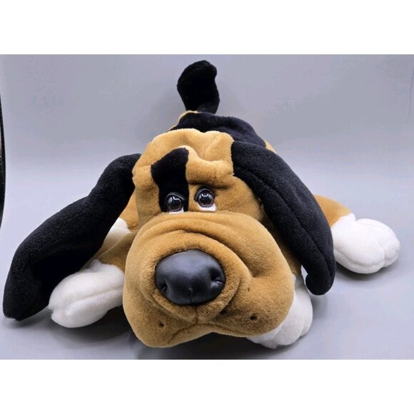 Vintage Dan Dee Soft Expressions Pound Doggie Large Soft Plush Dog - Picture 1 of 9